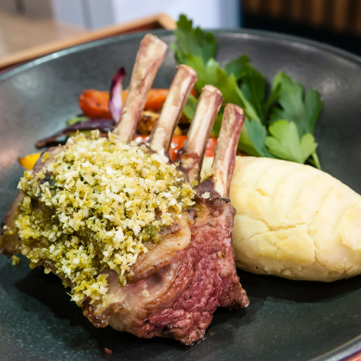 Pistachio Crusted Lamb